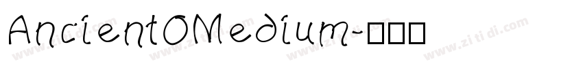Ancient Medium字体转换